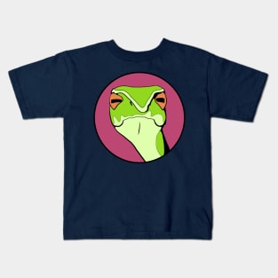 Judgmental Snake - Funny Animal Design Kids T-Shirt